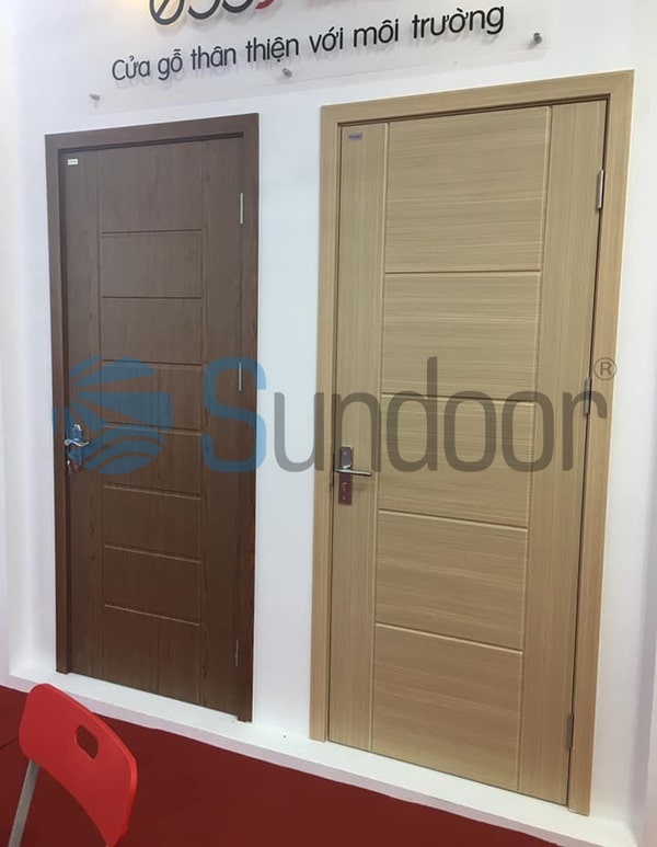 Cửa gỗ Composite Sundoor-12