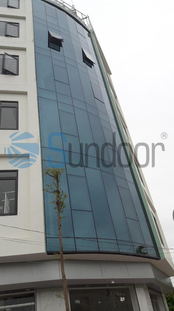 Vách kính mặt dựng nhôm Xingfa nhập khẩu chính hãng